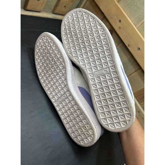 Puma Suede Fandom Lavender Sneakers Mens Size 9.5 - Picture 7 of 8